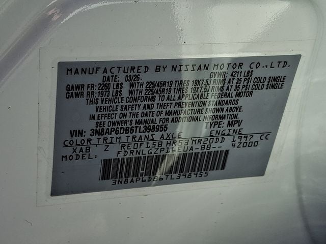 2026 Nissan Kicks SR