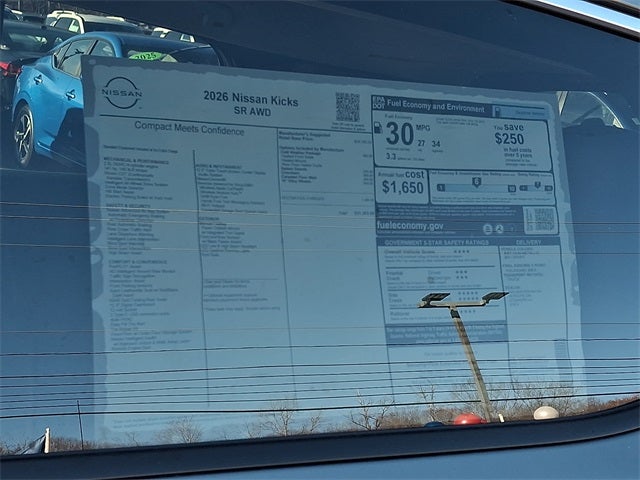 2026 Nissan Kicks SR