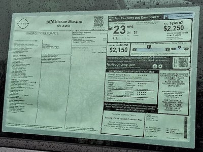 2026 Nissan Murano SV