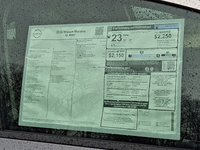 2026 Nissan Murano SL