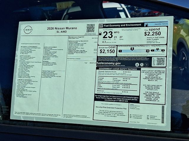 2026 Nissan Murano SL