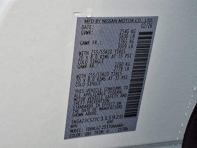 2026 Nissan Murano SL