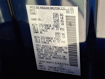 2026 Nissan Rogue SV