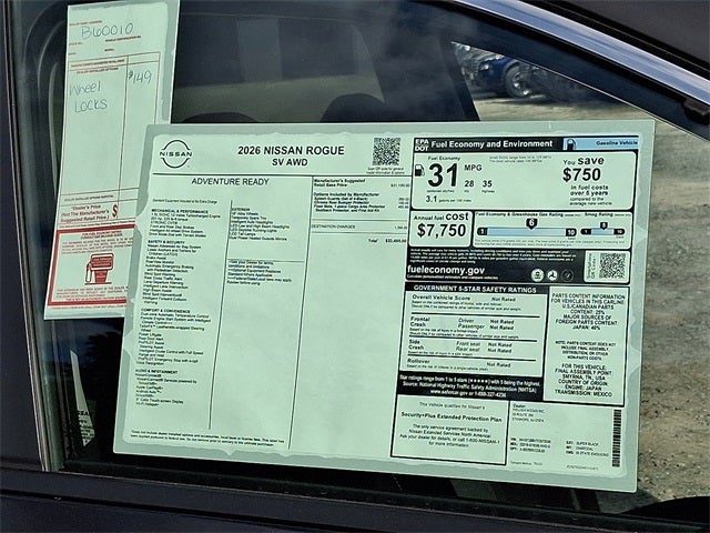 2026 Nissan Rogue SV