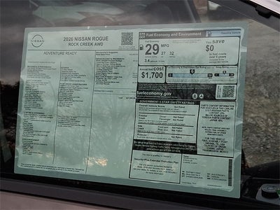 2026 Nissan Rogue Rock Creek
