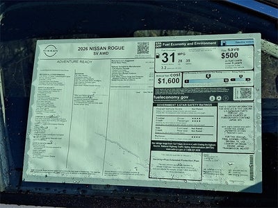 2026 Nissan Rogue SV