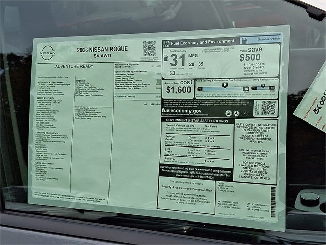 2026 Nissan Rogue SV