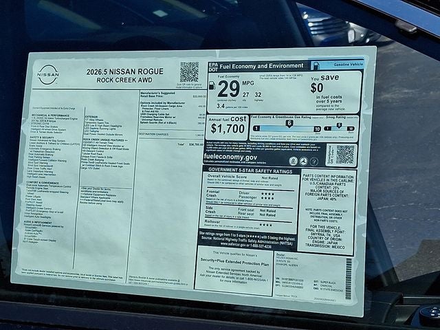 2026 Nissan Rogue Rock Creek