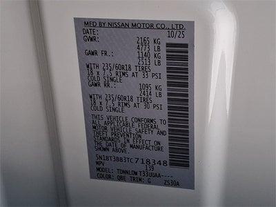 2026 Nissan Rogue SV