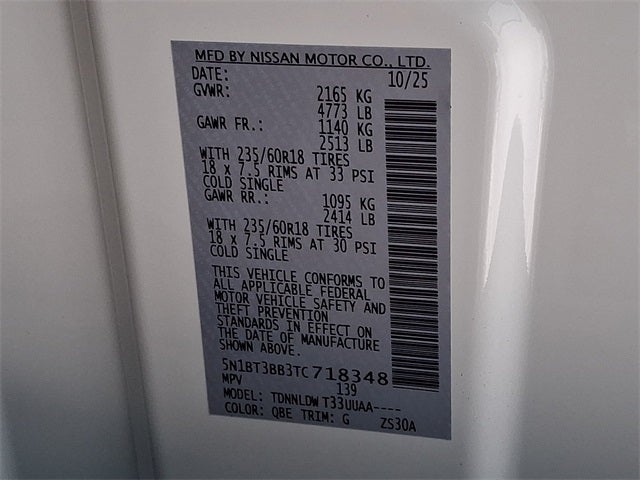 2026 Nissan Rogue SV