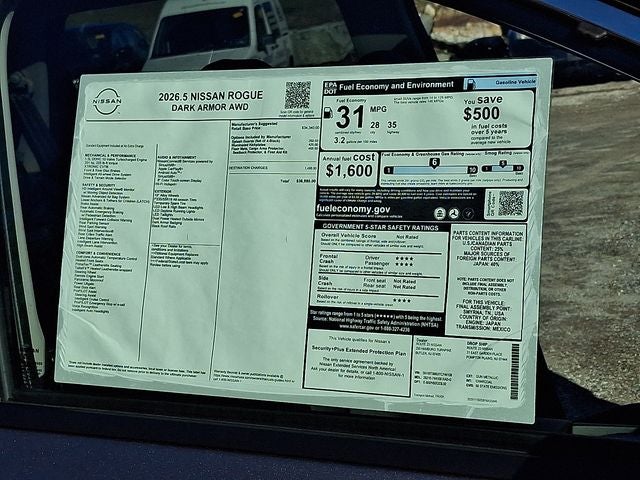 2026 Nissan Rogue Dark Armor