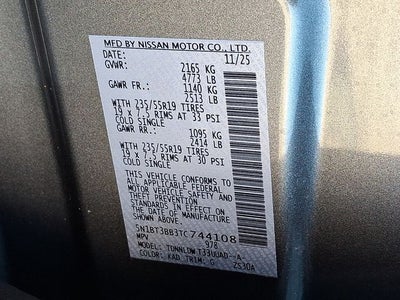 2026 Nissan Rogue Dark Armor