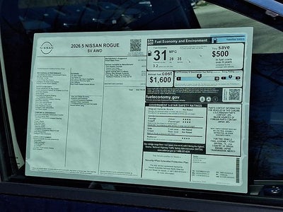 2026 Nissan Rogue SV
