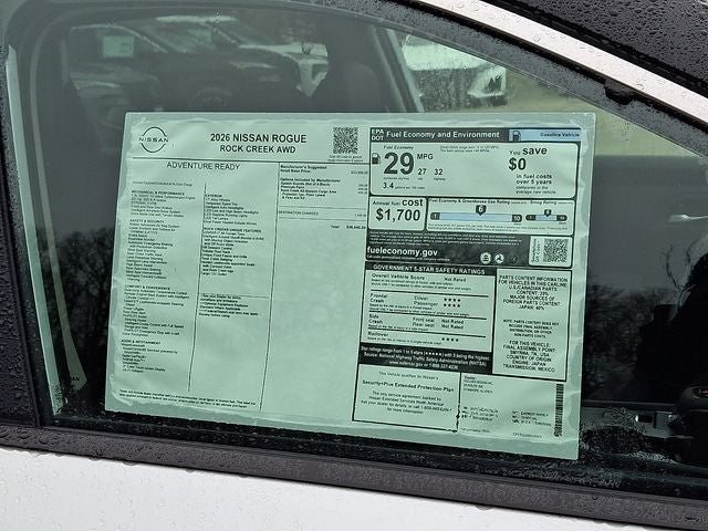 2026 Nissan Rogue Rock Creek