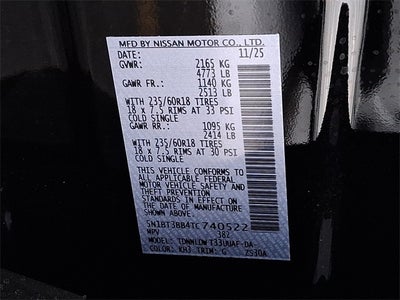 2026 Nissan Rogue SV