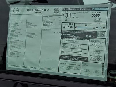 2026 Nissan Rogue SV