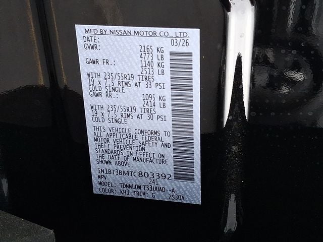 2026 Nissan Rogue Dark Armor