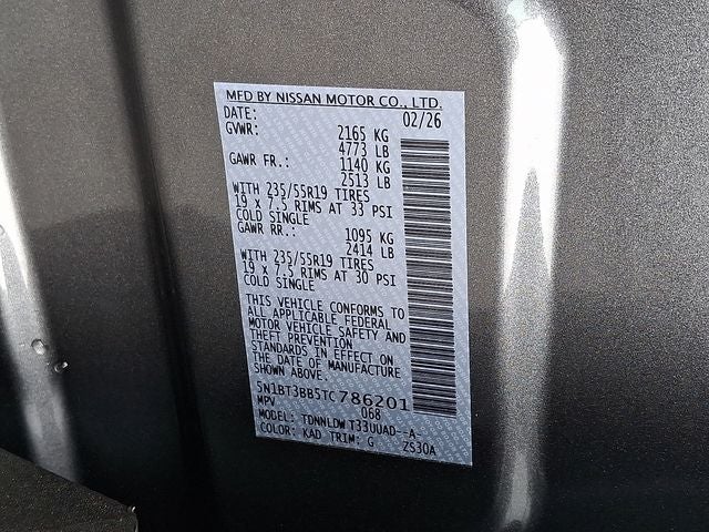 2026 Nissan Rogue Dark Armor