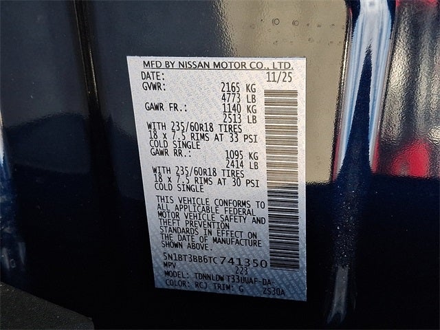 2026 Nissan Rogue SV