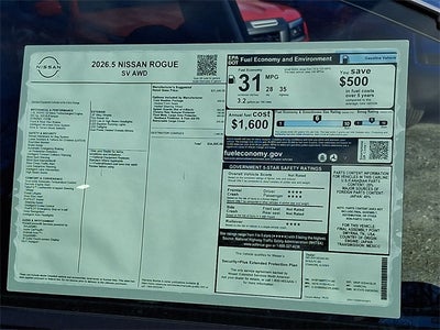 2026 Nissan Rogue SV