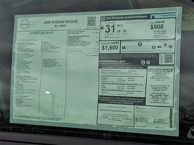 2026 Nissan Rogue SV