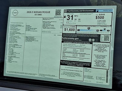 2026 Nissan Rogue SV