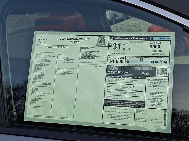 2026 Nissan Rogue SV