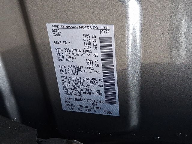 2026 Nissan Rogue SV