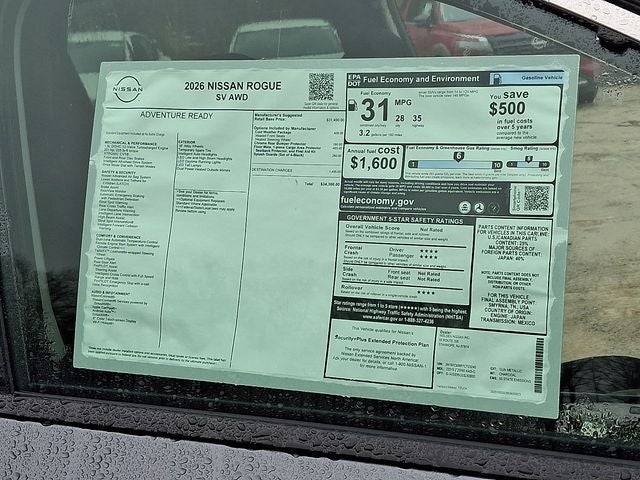 2026 Nissan Rogue SV