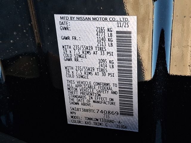 2026 Nissan Rogue Dark Armor