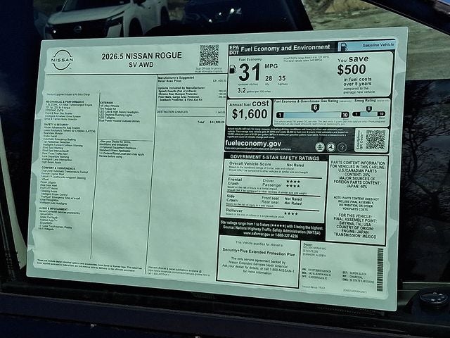 2026 Nissan Rogue SV