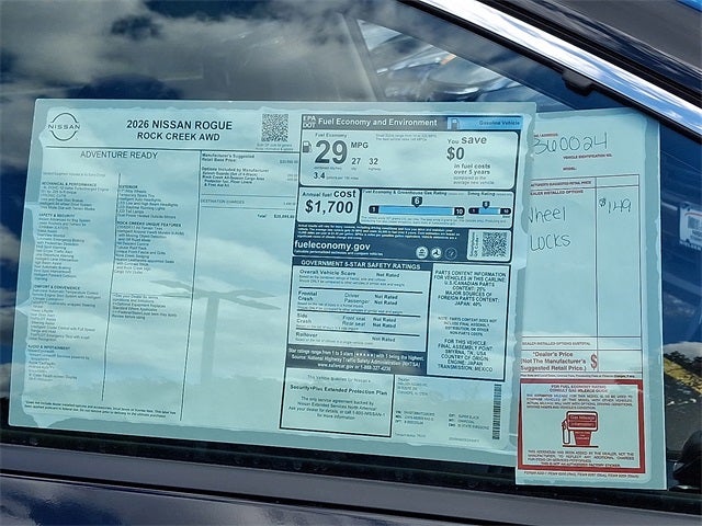 2026 Nissan Rogue Rock Creek