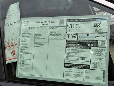 2026 Nissan Rogue SV