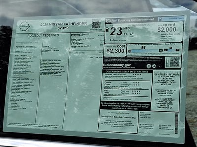 2025 Nissan Pathfinder SV