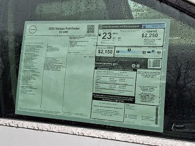 2026 Nissan Pathfinder SV