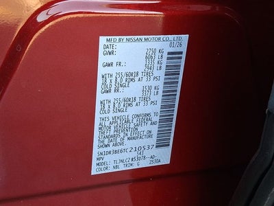 2026 Nissan Pathfinder SV