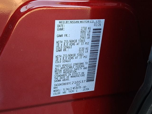 2026 Nissan Pathfinder SV