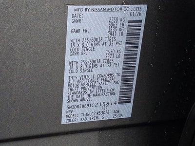 2026 Nissan Pathfinder SV