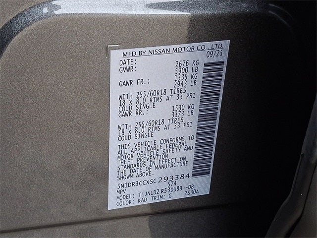 2025 Nissan Pathfinder SL