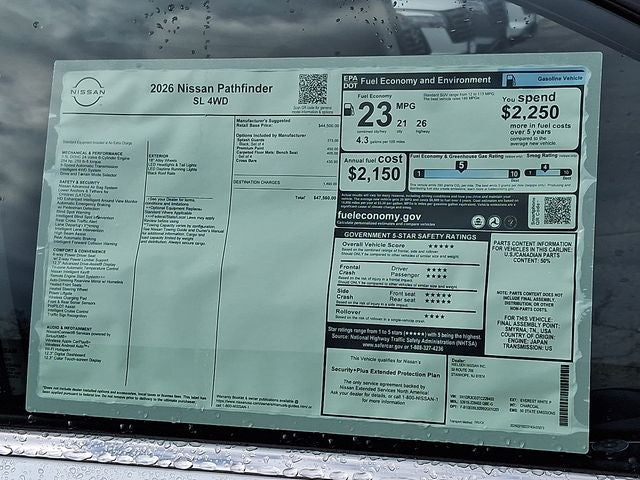 2026 Nissan Pathfinder SL