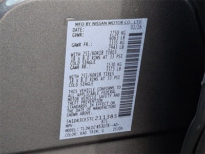 2026 Nissan Pathfinder SL