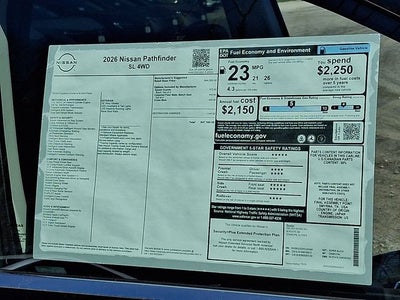 2026 Nissan Pathfinder SL