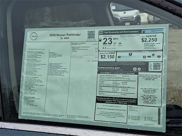 2026 Nissan Pathfinder SL