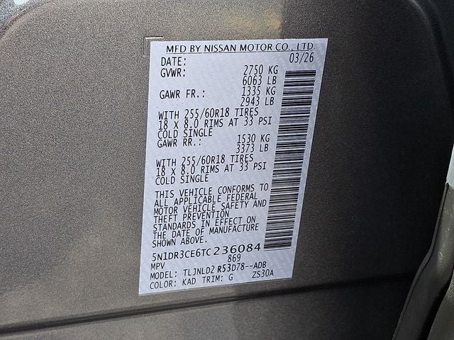 2026 Nissan Pathfinder SL