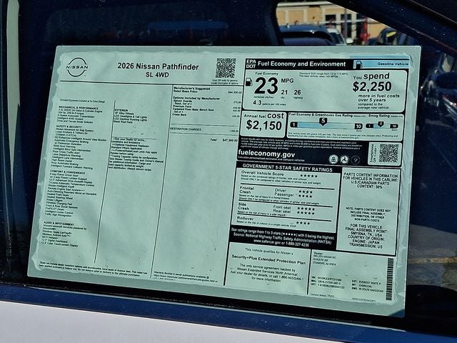 2026 Nissan Pathfinder SL