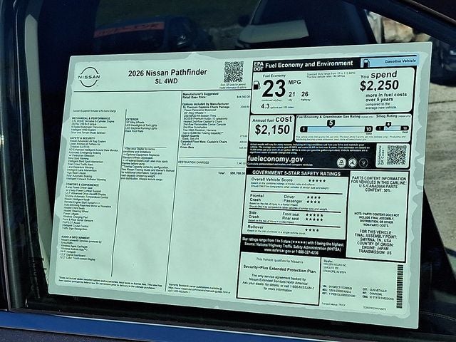 2026 Nissan Pathfinder SL