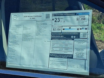 2026 Nissan Pathfinder SL