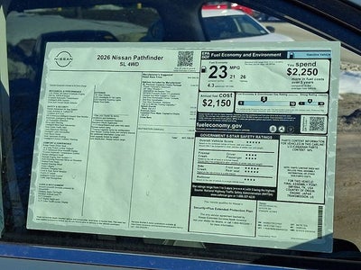 2026 Nissan Pathfinder SL