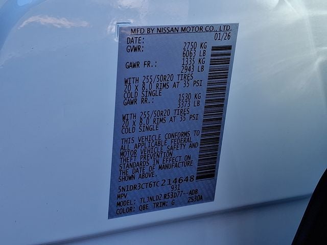 2026 Nissan Pathfinder SL