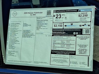 2026 Nissan Pathfinder SL